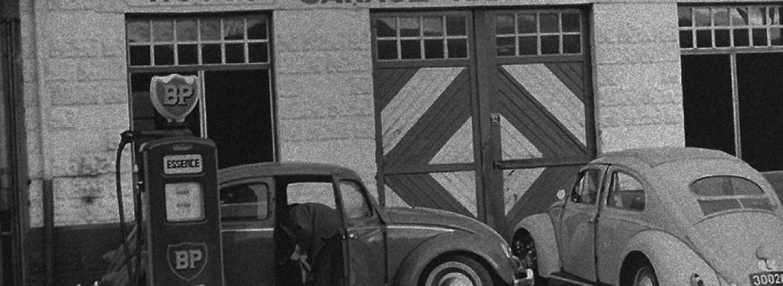 Garage Martin Biver dans les années 1950